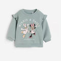 Girls Spring Autumn Clothes Minnie Full Print Sweatshirt+Pants 2Pcs Casual Sports New Kids Cartoon Fashion Long Sleeve Suits